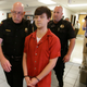 Ethan Couch being led to a juvenile court for a hearing Feb. 19, 2016, in Fort Worth, Texas